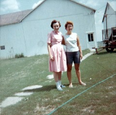 Julia (Judy) Kish Dorrough; Alice Ruebush